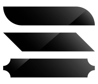 Düğme, pankart boş vektör şekil ögesi