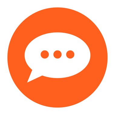 Konuşma, iletişim için uygun baloncuk konuşun, bizimle iletişime geçin ve yazışın, canlı sohbet simgesi, sembol