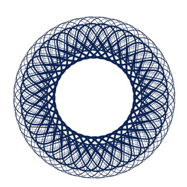 Dairesel, radyal motif. Soyut mandala simgesi