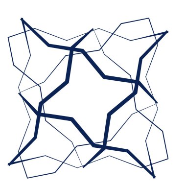 Dairesel, radyal motif. Soyut mandala simgesi