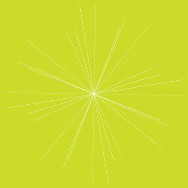 Rastgele yayılan çizgiler yıldız patlaması şekli ögesi