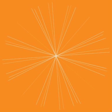 Rastgele yayılan çizgiler yıldız patlaması şekli ögesi