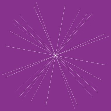 Rastgele yayılan çizgiler yıldız patlaması şekli ögesi