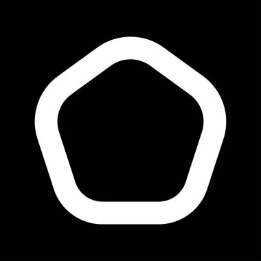 Çokgen şekli, yuvarlak köşeli element