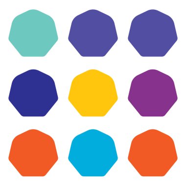 Çokgen şekli, yuvarlak köşeli element