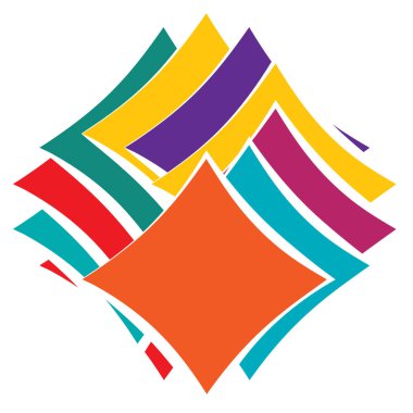 Soyut geometrik, dairesel şekil ögesi