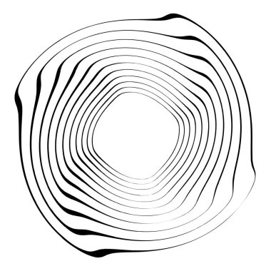 Soyut geometrik şekil, element vektör illüstrasyonu