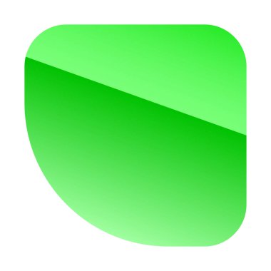 Düğme, pankart dikdörtgen renk şablonu