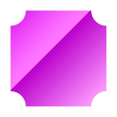 Düğme, pankart dikdörtgen renk şablonu