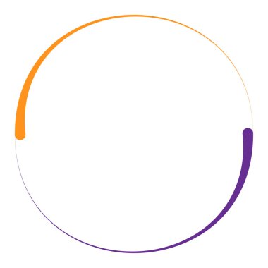 Soyut çember, halka geometrik şekil element vektör çizimi