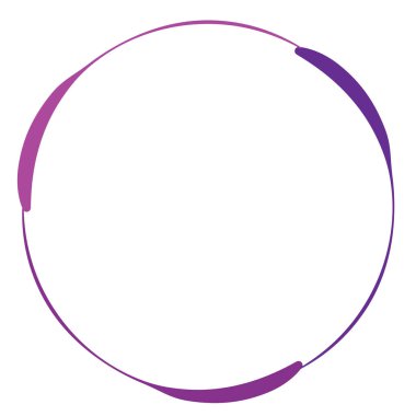 Soyut çember, halka geometrik şekil element vektör çizimi