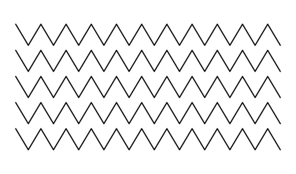 锯齿形线条 条纹设计元素 — 图库矢量图片