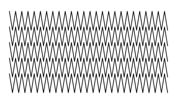 Wellenförmige Zick Zack Linien Streifendesign Element — Stockvektor