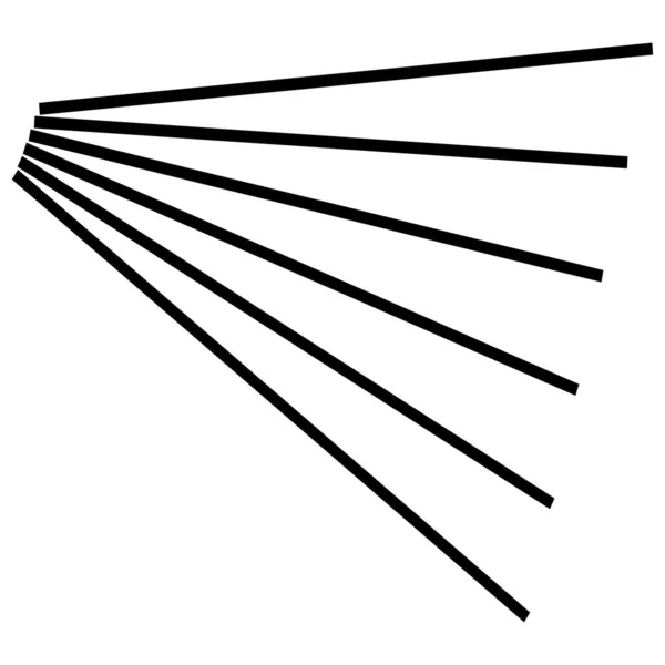 Dynamiczne Linie Trójwymiarowe Element Paskowy — Wektor stockowy