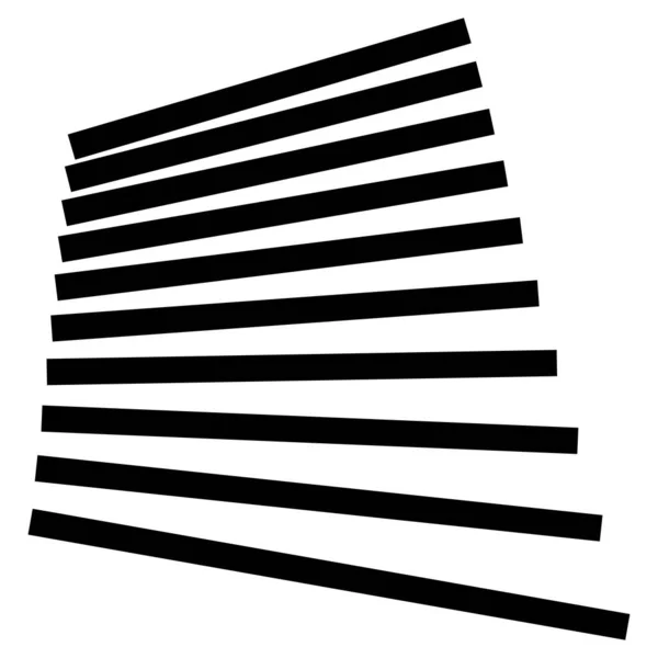 Dynamic Three Dimensional Lines Stripes Element — 스톡 벡터