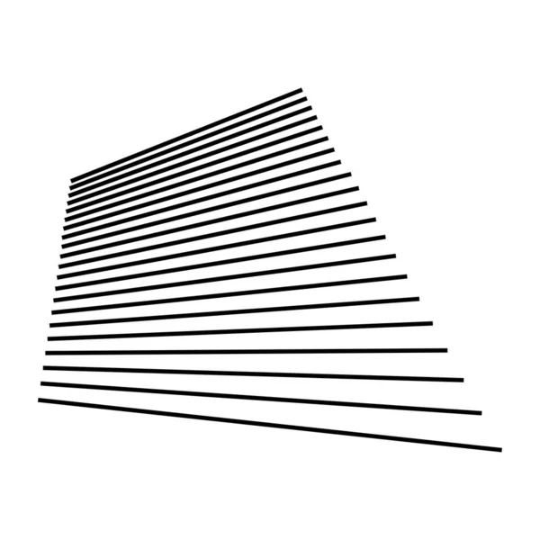 Dynamic Three Dimensional Lines Stripes Element — Vector de stock