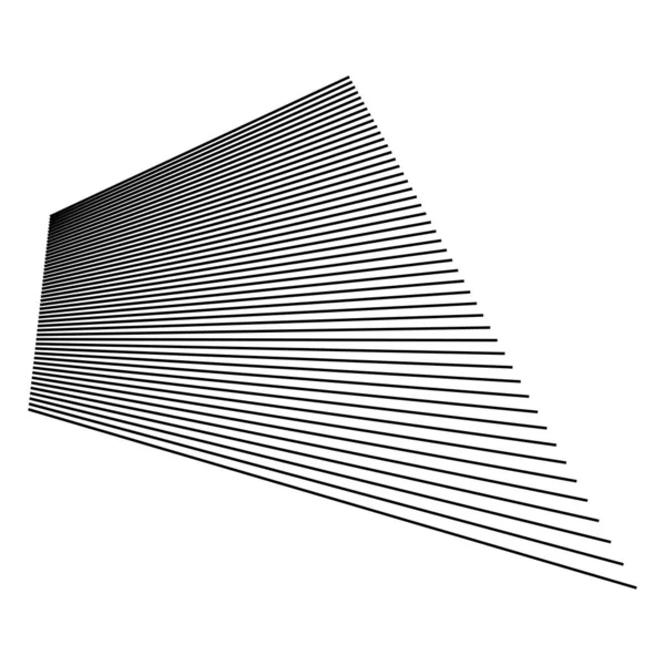 Dynamische Dreidimensionale Linien Streifenelement — Stockvektor