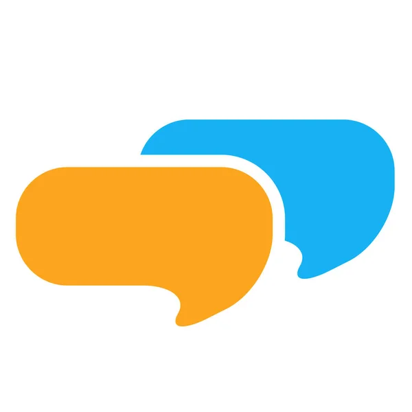 Discours Bulle Conversation Adapté Communication Contactez Nous Correspondance Icône Chat — Image vectorielle
