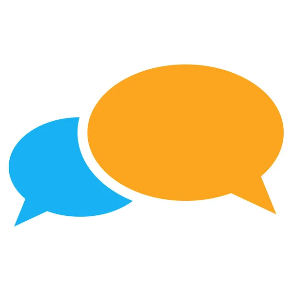 Speech Talk Bubble Suitable Communication Contact Correspondence Live Chat Icon — Stock vektor
