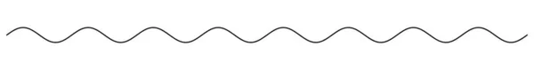 Wavy Waving Lines Stripes Element Vector Stock Vector Illustration Clip — ストックベクタ
