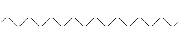Хвилясті Хвилясті Лінії Вектор Елементів Смуг Стокова Векторна Ілюстрація Кліп — стоковий вектор