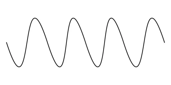 Ondulado Linhas Ondulantes Listras Elemento Vetor Ilustração Vetorial Estoque Gráficos —  Vetores de Stock