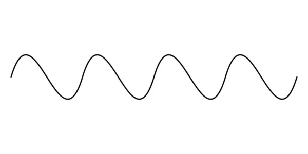 Ondulado Linhas Ondulantes Listras Elemento Vetor Ilustração Vetorial Estoque Gráficos —  Vetores de Stock