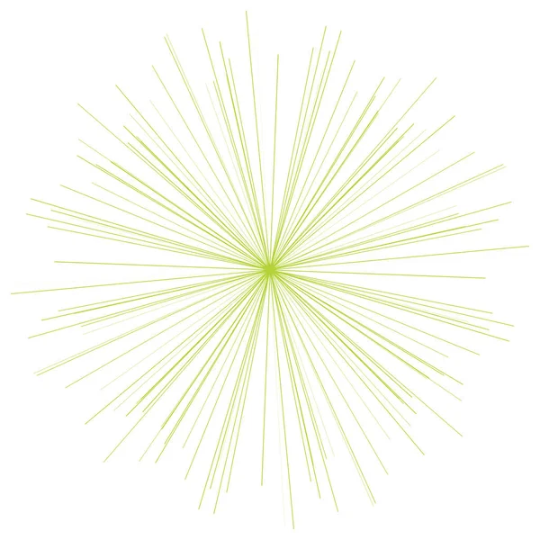 Líneas Radiales Aleatorias Irradiantes Elemento Forma Estallido Estelar — Archivo Imágenes Vectoriales