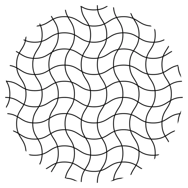 几何网格 网状不规则波浪形 波浪形 锯齿形线矢量图解 库存矢量图解 剪贴画 — 图库矢量图片