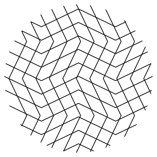 几何网格 网状不规则波浪形 波浪形 锯齿形线矢量图解 库存矢量图解 剪贴画 — 图库矢量图片