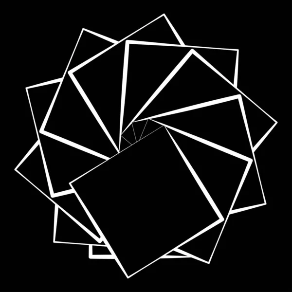 Abstract Geometric Circular Shape Element — Archivo Imágenes Vectoriales