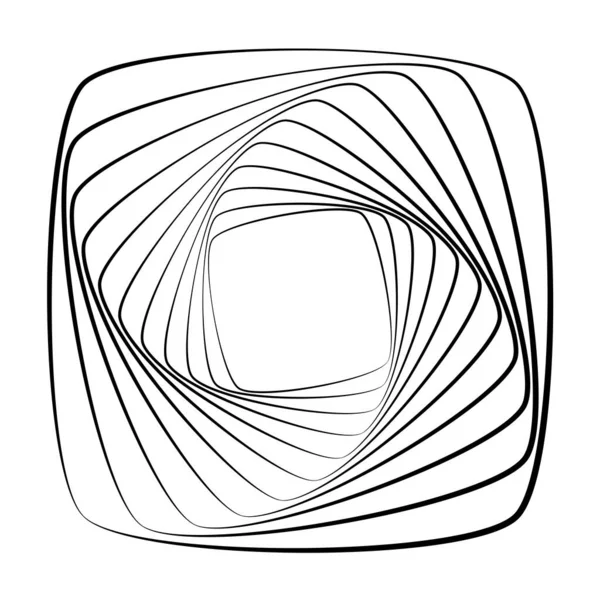 Forma Geometrica Astratta Illustrazione Vettoriale Dell Elemento — Vettoriale Stock