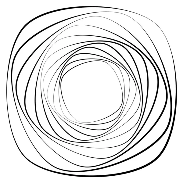 Forma Geométrica Abstrata Elemento Ilustração Vetorial — Vetor de Stock