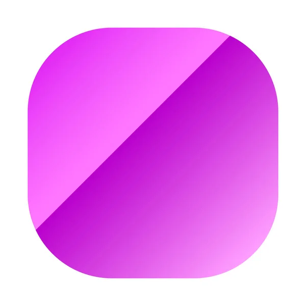 Button Banner Rectangle Shape Template Gradient Color — Image vectorielle