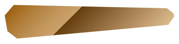 Knop Banner Rechthoek Vorm Sjabloon Met Gradiënt Kleur Voorraad Vector — Stockvector