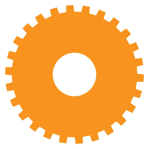 Gearwheel Cogwheel Gear Icon Simbol Untuk Perbaikan Teknologi Teknik Pemeliharaan - Stok Vektor