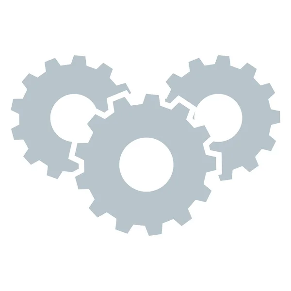 Gearwheel Cogwheel Gear Icon Symbol Repair Technology Engineering Maintenance Related — ストックベクタ