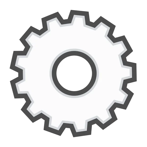 Roue Dentée Roue Dentée Icône Engrenage Symbole Réparation Technologie Ingénierie — Image vectorielle