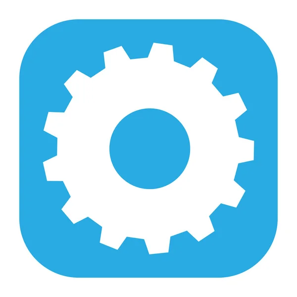 Gearwheel Cogwheel Gear Icon Symbol Repair Technology Engineering Maintenance Related — Stock Vector