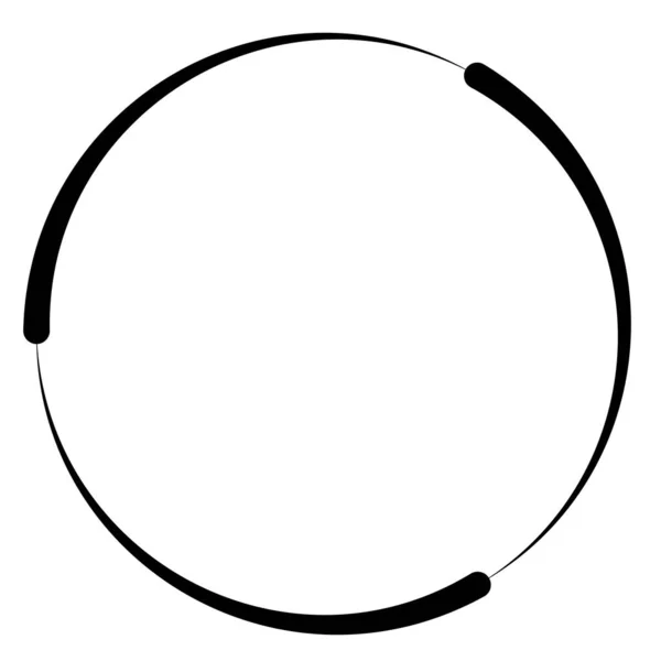 Abstract Circle Ring Geometric Shape Element Vector Illustration – Stock-vektor