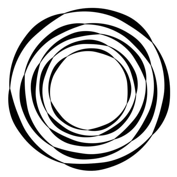 Circulo Abstracto Anillo Forma Geométrica Elemento Vector Ilustración — Vector de stock