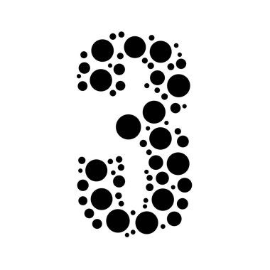 Noktalar, noktalı sayılar, rakamlar karakterler