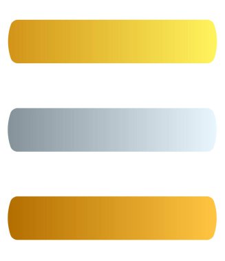 Değerli metal afiş, düğme, çubuk ve plaka dikdörtgen şekilli elementler