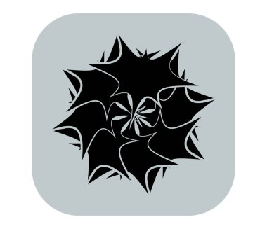 Soyut geometrik motif, mandala simgesi ögesi