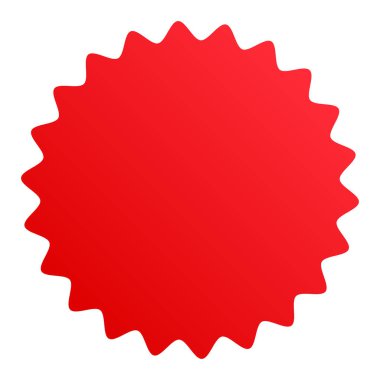 Fiyat etiketi, etiket. Yıldız patlaması, güneş patlaması, boş şekil. Fiyat flaşı