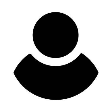 Karakter, insan, profil resmi sembolü. Avatar simgesi