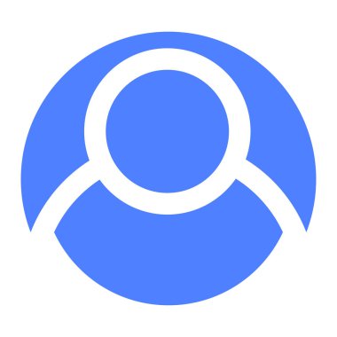 Karakter, insan, profil resmi sembolü. Avatar simgesi