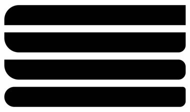 Geometrik düğme, pankart, çubuk dikdörtgen şekil ögesi