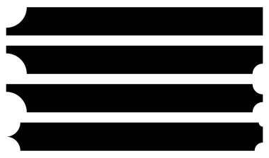 Geometrik düğme, pankart, çubuk dikdörtgen şekil ögesi