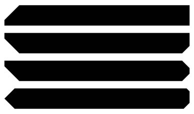 Geometrik düğme, pankart, çubuk dikdörtgen şekil ögesi